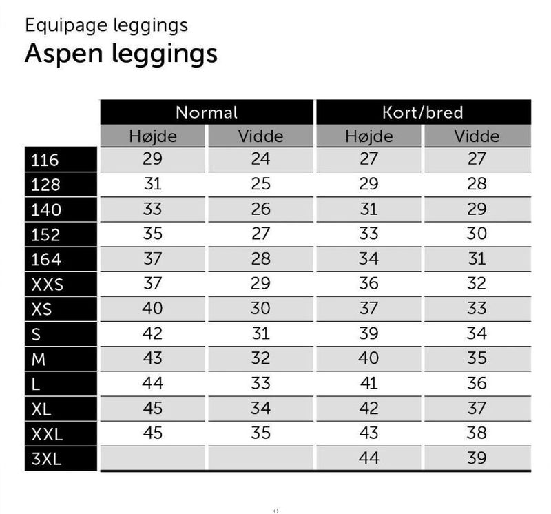Equipage Aspen Leggings til Barn/Junior