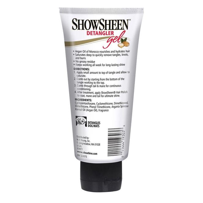 Hovedbilde Absorbine ShowSheen Detangler Gel - flokefjerner