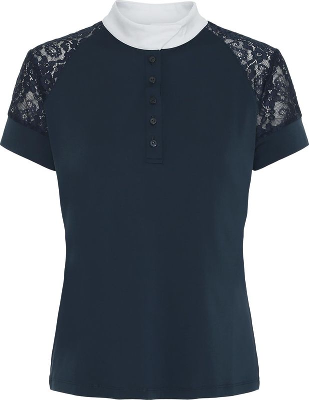 Equipage Brooke kortermet stevneskjorte  Navy