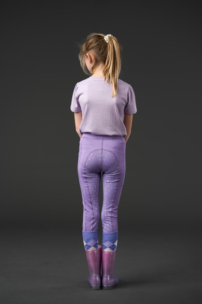 Equipage Molly Ridetights til Barn - Lilla