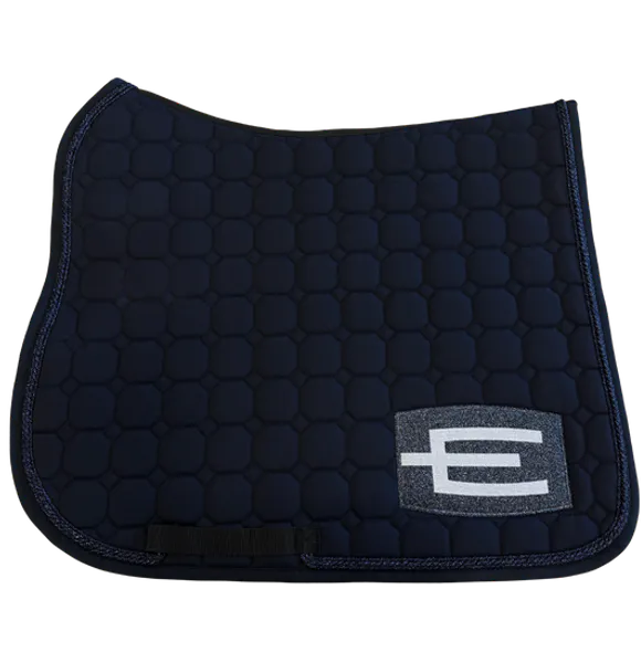 Hovedbilde  Equiline E- Logo Dressur Schabrak Navy/Hvit 