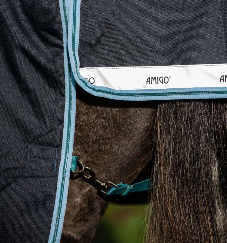 Amigo 1200D Ponni Plus 250gr - Navy/Aqua/Turquoise