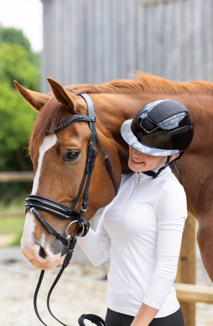 Hovedbilde Covalliero Elite Ridehjelm Glossy 