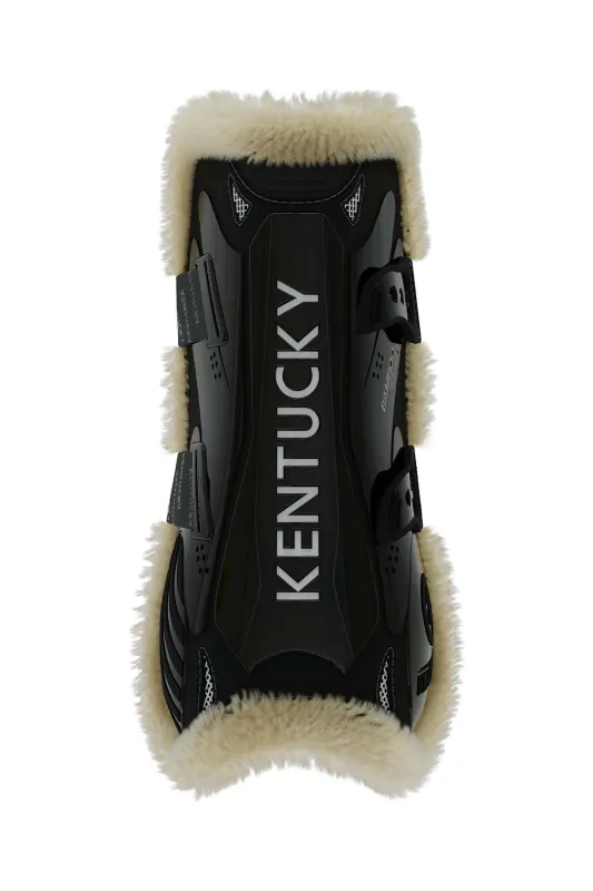 Kentucky Vegan Sheepskin Tendon Boots Bamboo Elastic