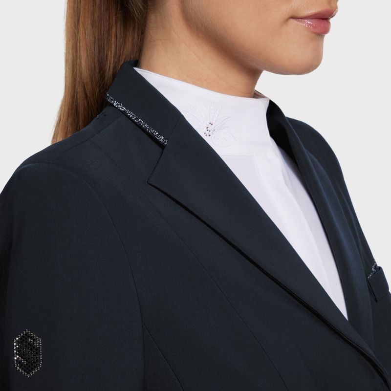 SS25 Samshield Victorine Crystal Fabric - Navy