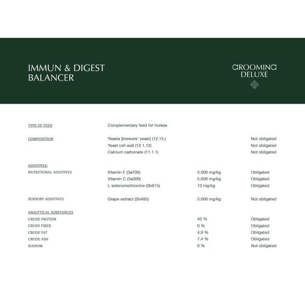 Hovedbilde Grooming Deluxe Immun & Digest Balancer 900g